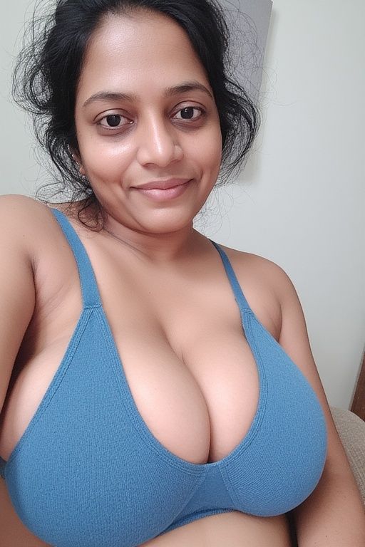 Hot Desi Aunty in Bra